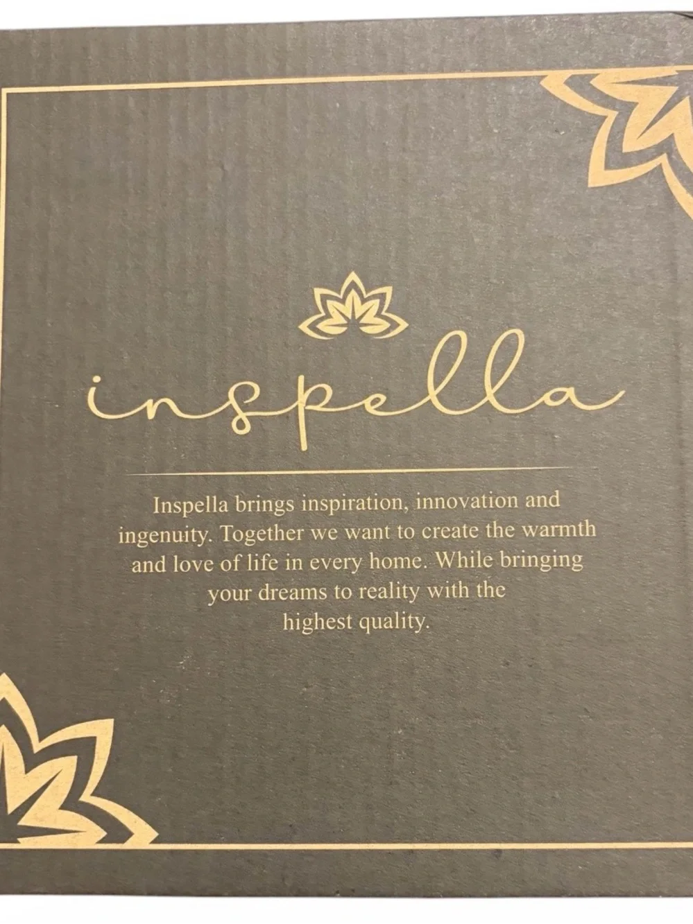 Inspella Grey Planter with a Wooden Stand NIB